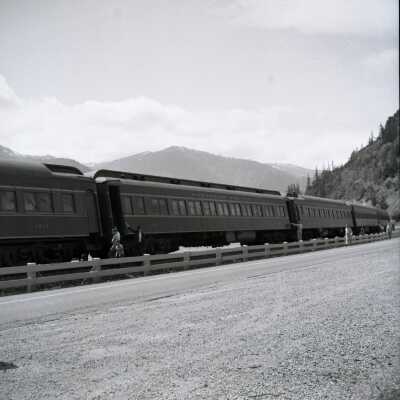 #700 Steam Engine Trip up Columbia Gorge, D, 1956: Origformat: Negative