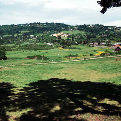 Happy Valley School - Nearby pasture lands.