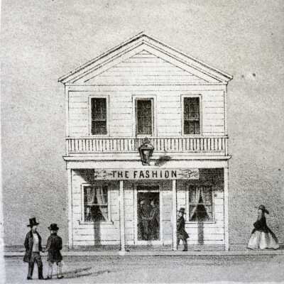 Oregon City 1858 - E.B. Barnes - Clothing Store