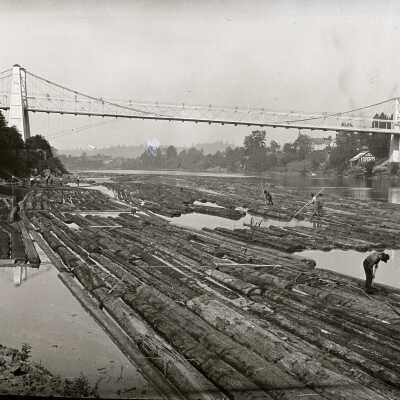 Oregon City - West Linn Bridge 1897