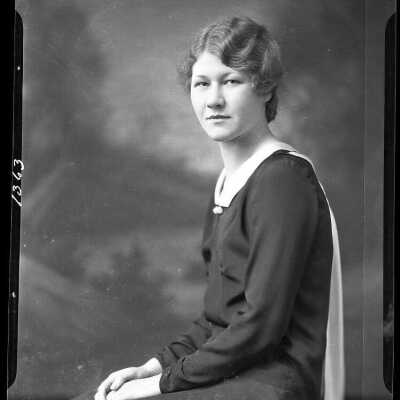 Photograph of a woman for Kathern Brady - February 1930 - Negative
