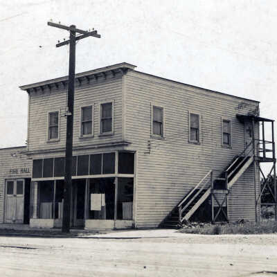 Gladstone Fire Hall and adjoining building.