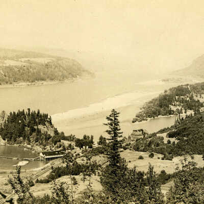 Rooster Rock, Crown Point, Columbia River Gorge, Oregon Before 1917