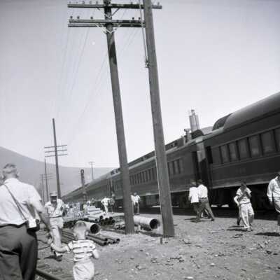 #700 Steam Engine Trip up Columbia Gorge, G, 1956: Origformat: Negative