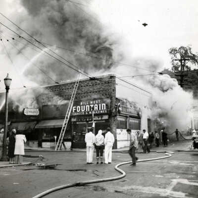Stevens Building Fire - 1950