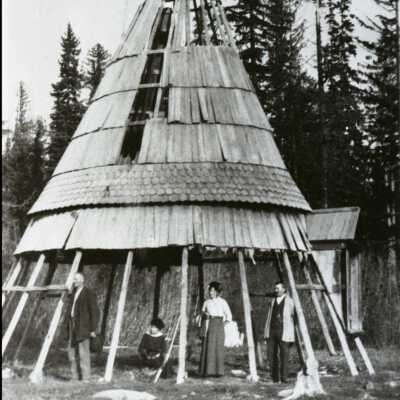 Mt. Hood 1910 - Remains of King David's Church - Summit Meadows