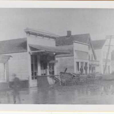 1890 Flood - 3rd and Main Street Oregon City