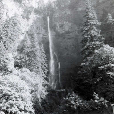 Multnomah Falls, Oregon 1950s.