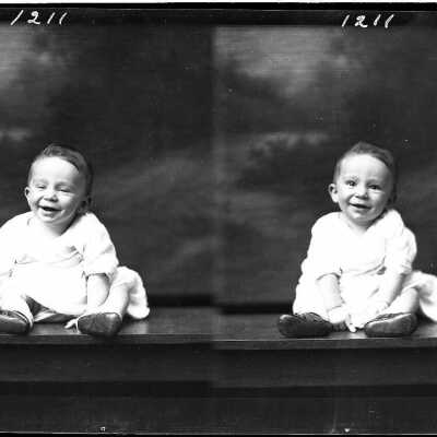 Child's Portrait 1929 - for Julia Schriver - Negative
