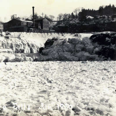 1930 Ice Storm - Willamette Falls