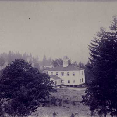 Oregon City Female Seminary - Madison Street Entrance