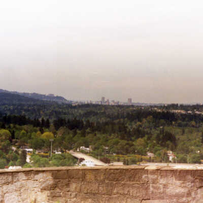 View of Portland from Oregon City Promentory, 1990s.: Copyright: None; Origsize: 5" x 7"; Origformat: Print-Photographic
