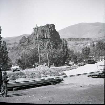 #700 Steam Engine Trip up Columbia Gorge, J, 1956: Origformat: Negative