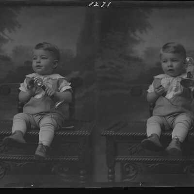 Photograph of a Child for Charles McKinney -- November 1929Negative
