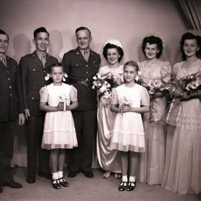 Mr. and Mrs. Greehling Wedding photograph - August 1943