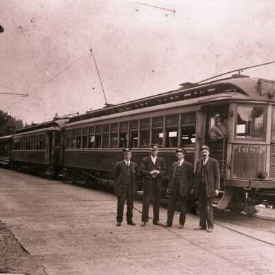 Excursion Train to Canemah Park - 1918