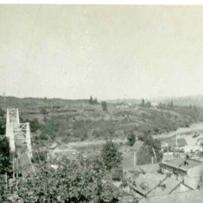 Oregon City 1896 - Panorama from the Bluff