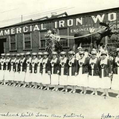 Mooseheart Drill Team 1920 - Rose Festival
