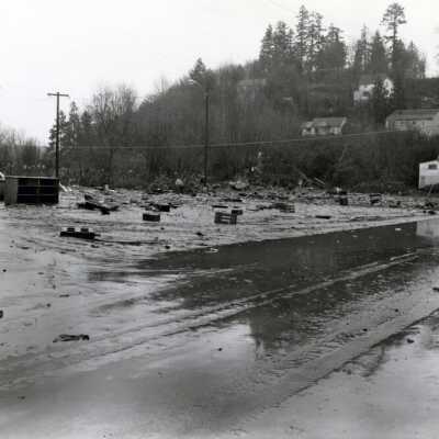 1964 Flood - North End of Oregon City