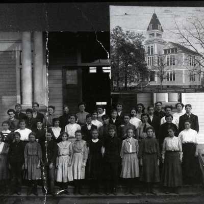 Milwaukie School Students 1907 - 7th and 8th Grade Class