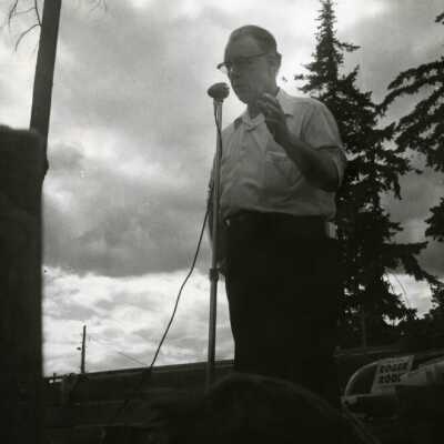 Speech for R.A. Rook, 1960s.: Origformat: Print-Photographic