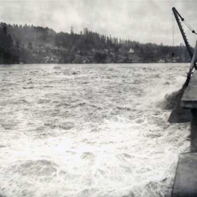 1922 Flood - Willamette Falls