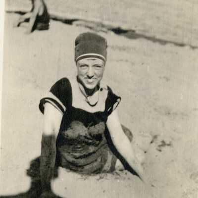 Roberta Schuebel at beach