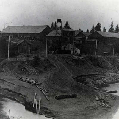 Oswego Iron Furnace. 1896: Copyright: None; Origsize: 8" x 10"; Origformat: Print-Photographic