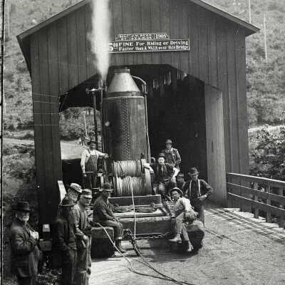 Estacada Covered Bridge, 1909