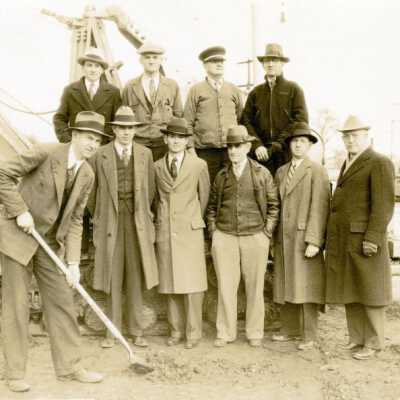 West Linn 1930s - Ground Breaking for West Linn City Hall