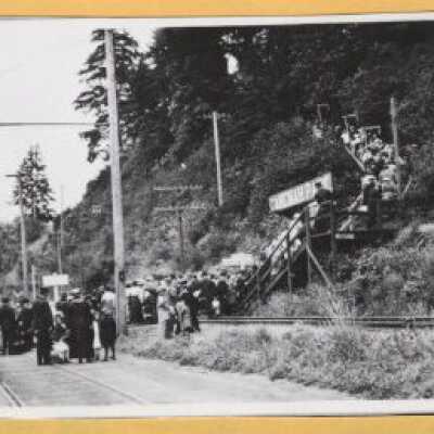 Canemah Park 1915 - Stairs