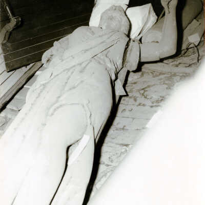Lady Justice, View 2, 1959.: Copyright: None; Origsize: 5" x 7"; Origformat: Print-Photographic