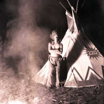 Boy Scout Tipi Troop #220 at Boy Scout Camp Meriwether.
