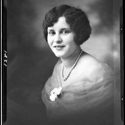 Photograph for Mr. and Mrs. Ray Fisher - November 1929 - Negative