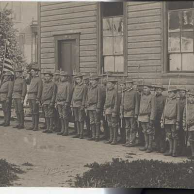 Oregon City - St. John's Catholic School - Boy Marching Group 1895
