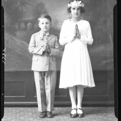 Photo of and Boy and Girl for John Papey - May 1930