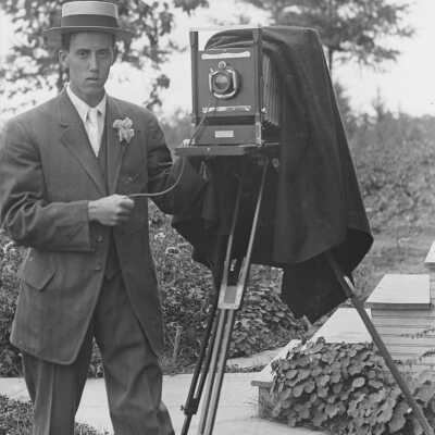 Ralph J. Eddy with Camera