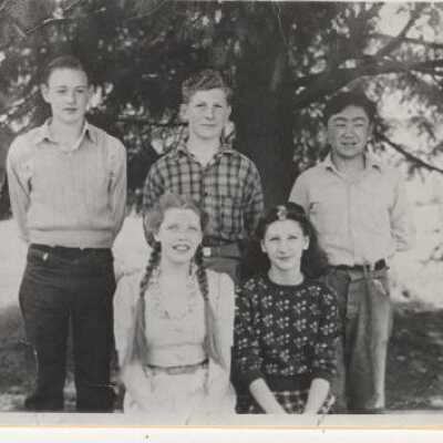 Carver School Students 1945 - 8th Grade - Carver, Oregon