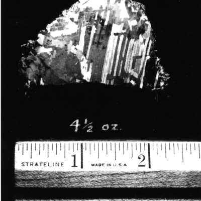 Willamette Meteorite Slab - Acid Etch