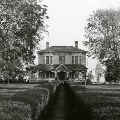 William Barlow House Before 1980s Restoration.