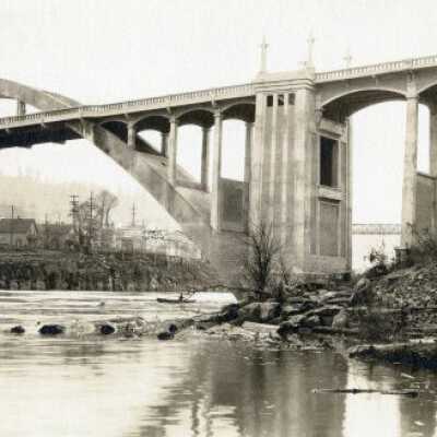 Oregon City/West Linn Arch Bridge.