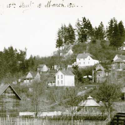 Oregon City 1911 - 15th Street from Washington Street