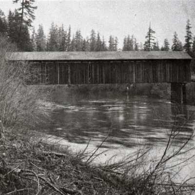 Wright Covered Bridge over Molalla River.