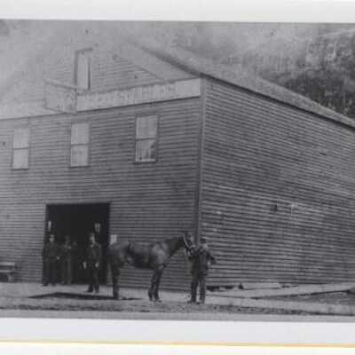 Cooke's Brother Stables - 4th & Main Oregon City 1885