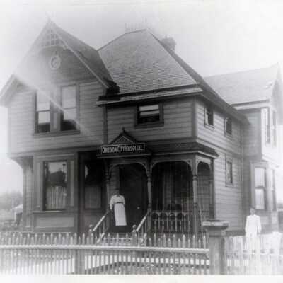 Oregon City Hospital, 1897.: Origformat: Other
