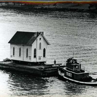 Oaks Pioneer Church in Sellwood - Moved to Sellwood in 1961. Was St. John Episcopal Church from Milwaukie