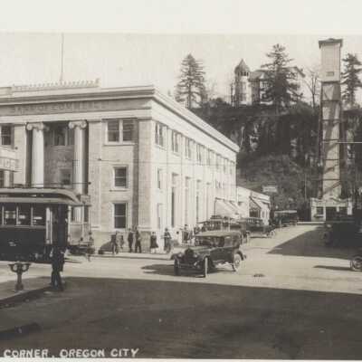 Oregon City - 7th and Main from Bridge