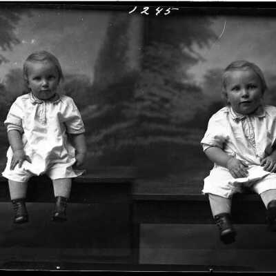 Photograph of a Child for Dave Rutherford - November 1929 - Negative