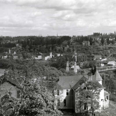 Oregon City 1890s - Viewed from West Linn