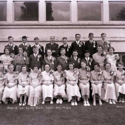Canby Grade School 1936 - 8th Grade Graduating Class